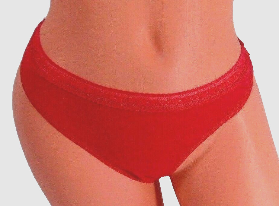 Women’s Nordstrom Lingerie Red Thong Panty Size S NWT