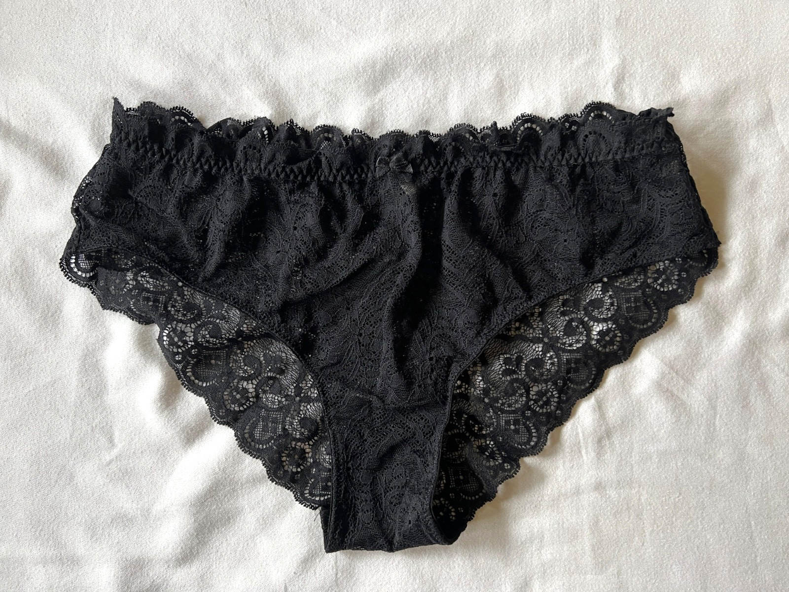Intimissimi Italy NWOT Women’s Black Lace Panty’s M