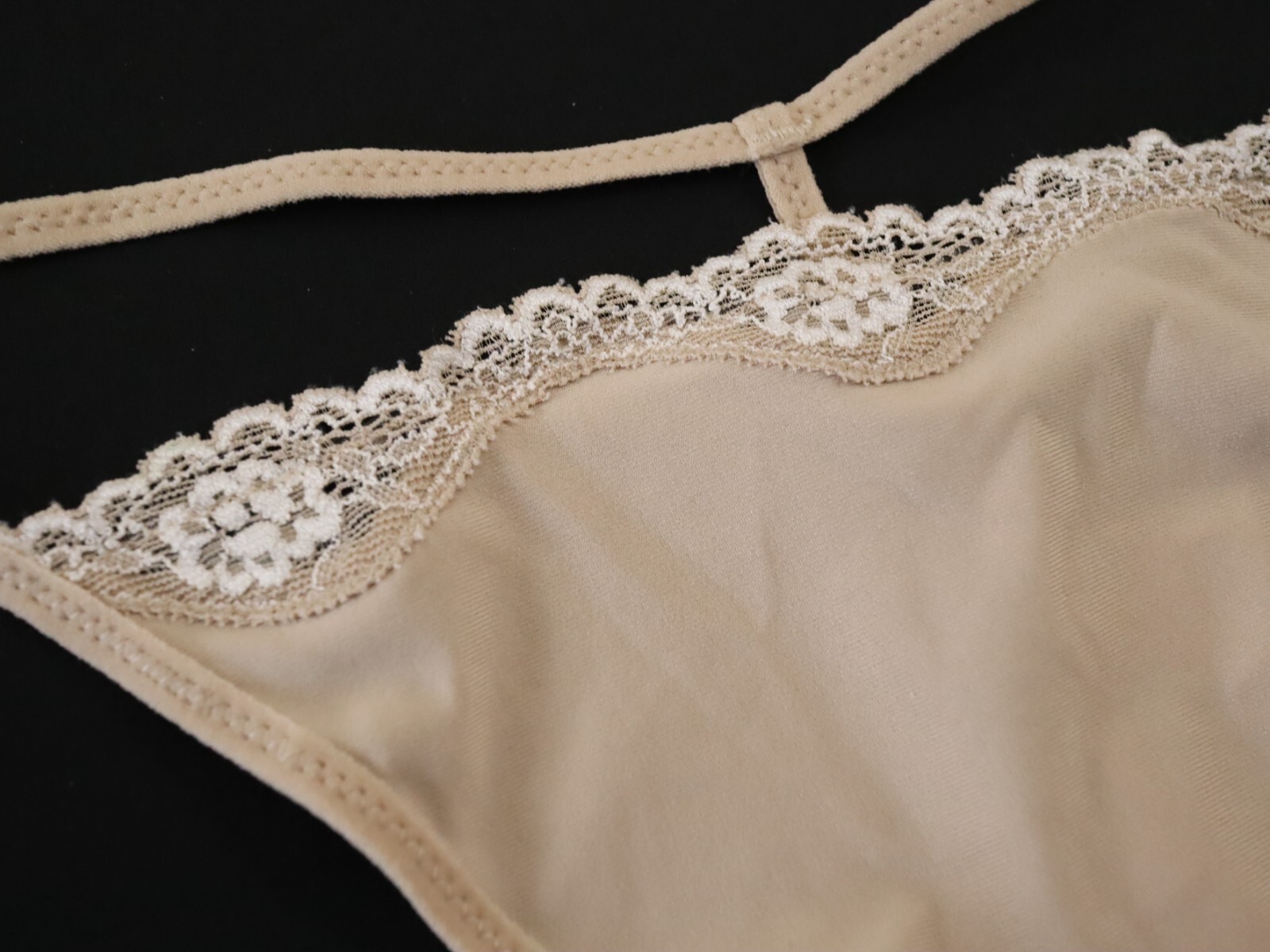 NEW Lily of France VTG Y2K 00s Soft G-String Thong Panties LARGE