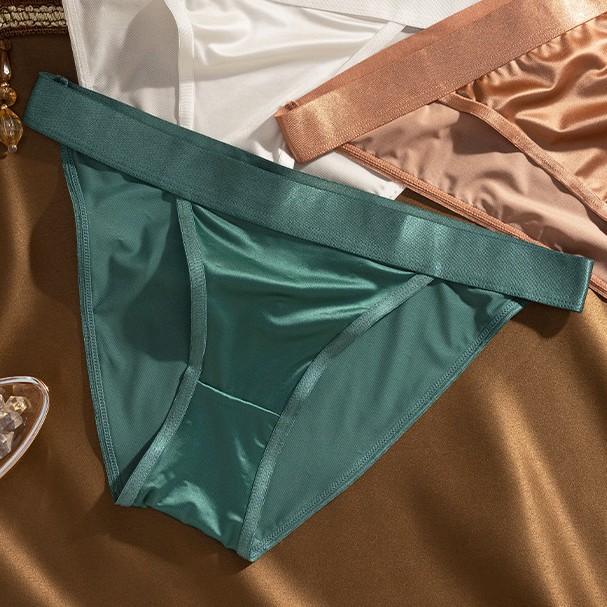 6 Pack Lot Sexy Womens Satin Panties Bikinis Underwear Lingeries Brief Low Rise