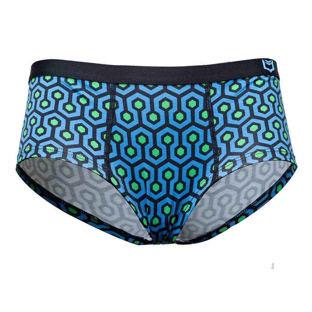 SHEATH Women’s Bamboo Hexagon Cheeky Boyshorts