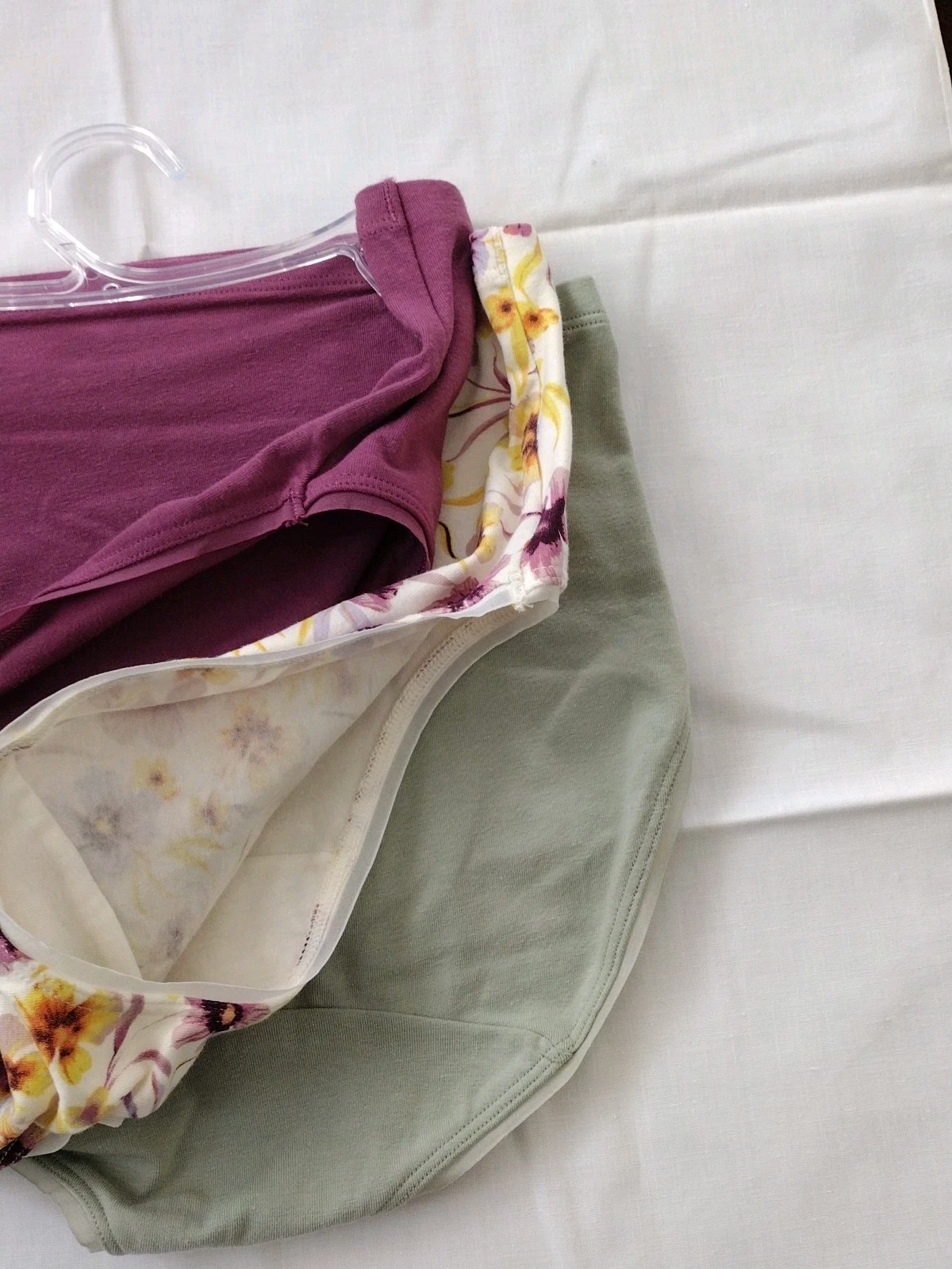 Bali DFLEB3 Cotton Collection 5/S Brief Panty – 3 Pack ASSORTED COLORS NWT