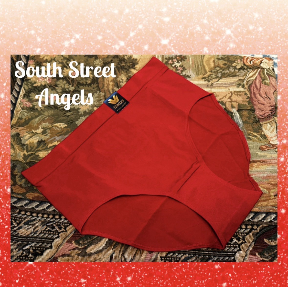 WACOAL 838175 EQUESTRIAN RED ~ B-SMOOTH FULL BRIEF PANTIES ~ SIZE XL