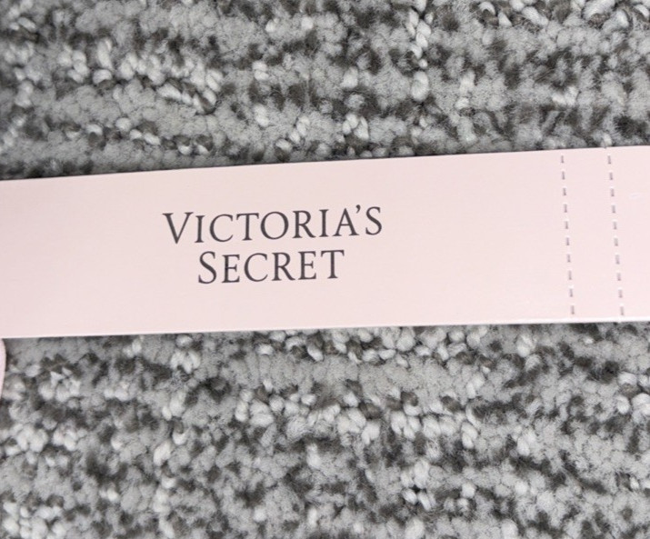 Victoria’s Secret Very Sexy NWT Large Black Lace Crotchles Brazilian Panty Bow