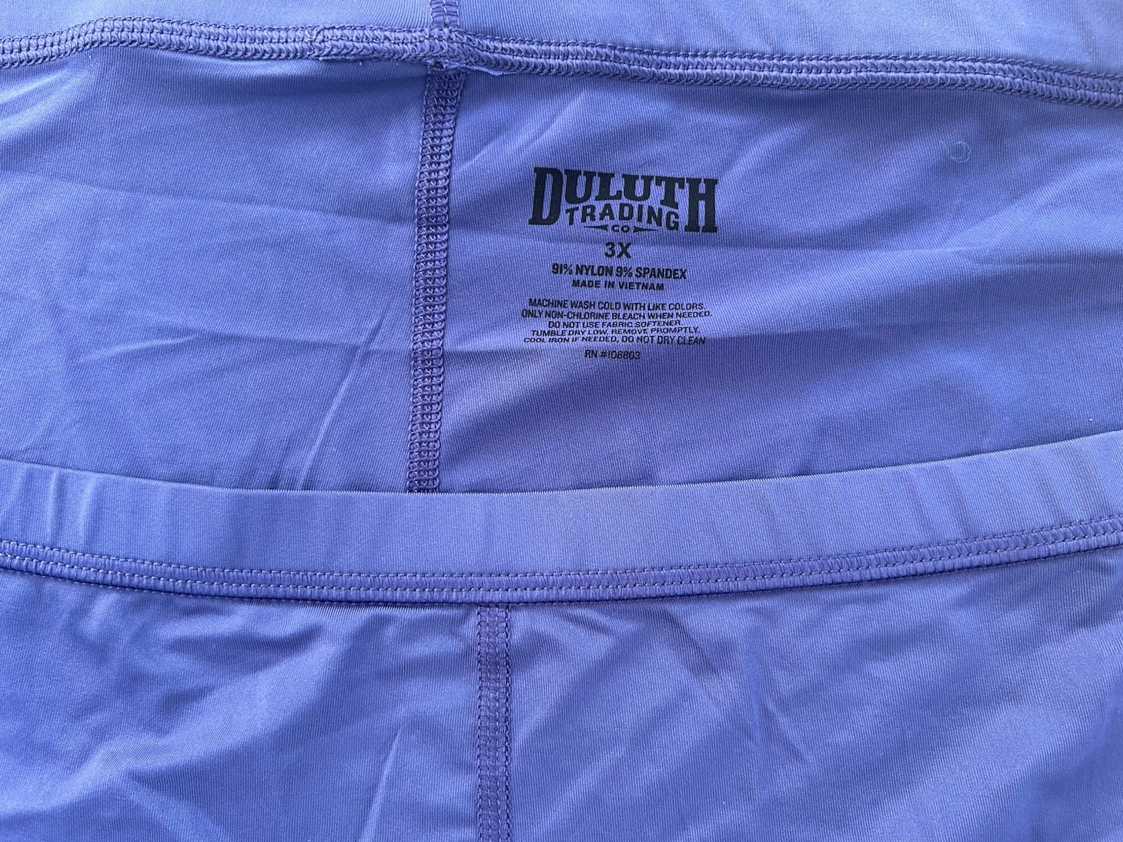 Duluth Trading Women’s Armachillo Cooling Boxer Briefs Size 3X Blue #60437
