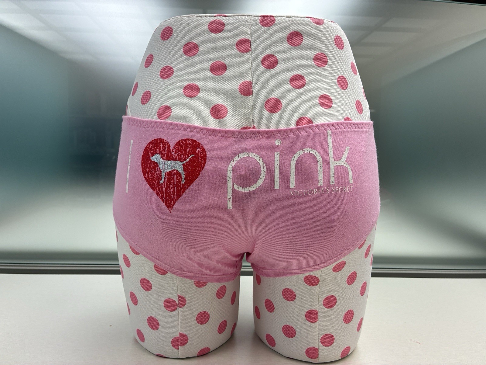 Victoria’s Secret Vintage I Love PINK Dog Logo Hipster Panty y2k NWT READ