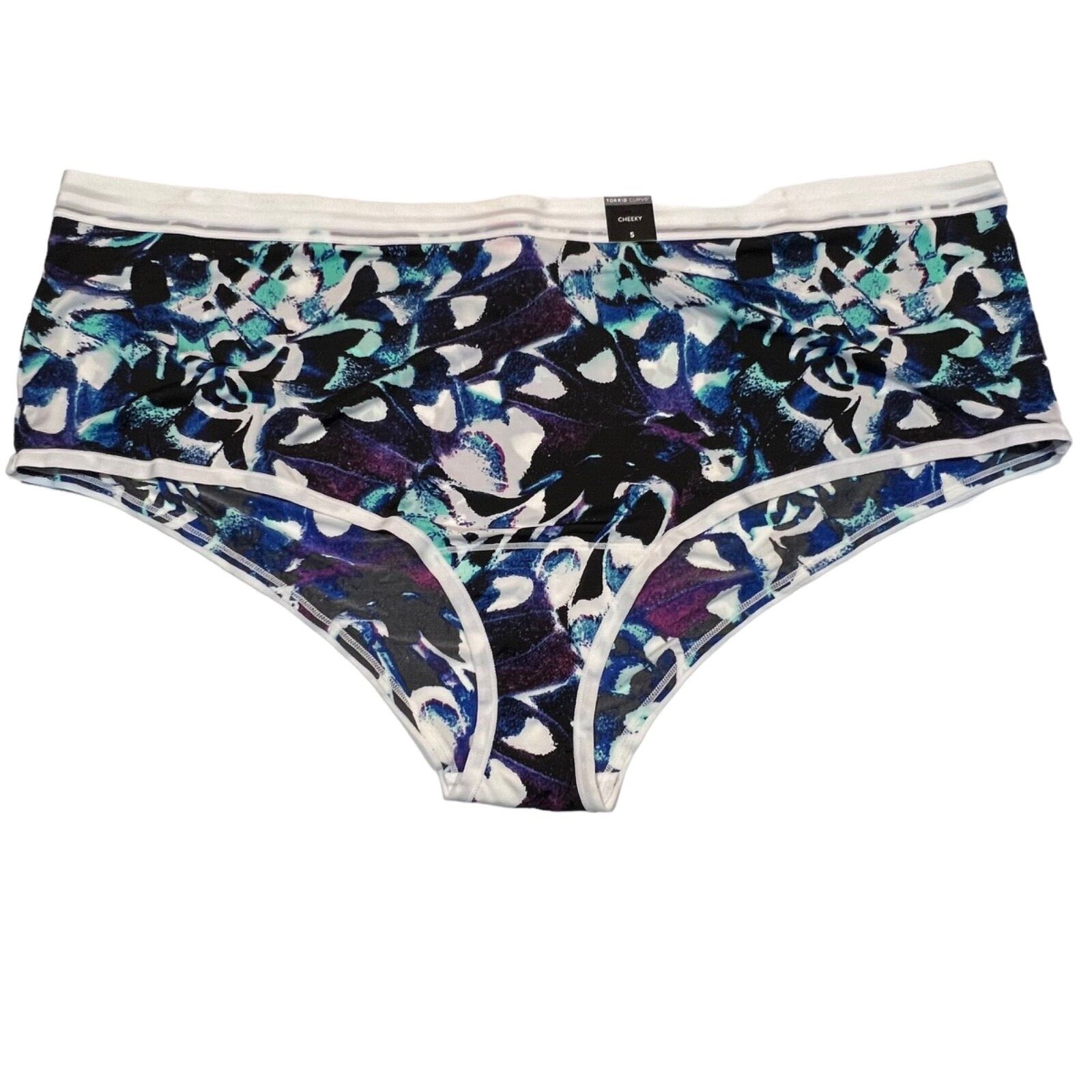 NWT TORRID Cheeky Pantie Sz 0X-1X-2X-3X-4X-5X Silky White Blue Purple Black