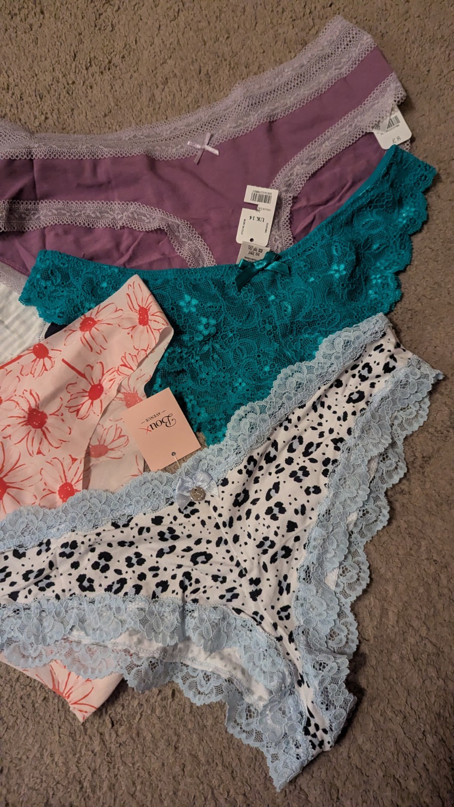 5 X BOUX AVENUE ASSORTED BRIEFS /SHORTS SIZE UK 14 NEW RRP £40 BARGAIN