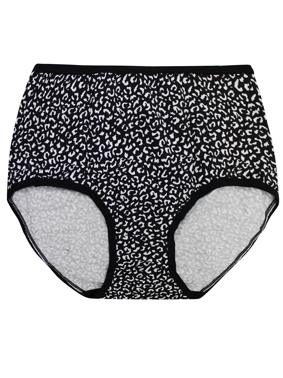 Bargain 5PC Pack of Animal print cotton rich midi briefs Size UK 10