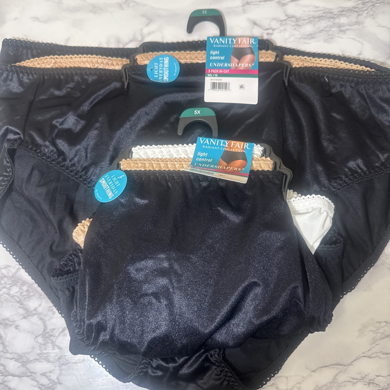 VANITY FAIR Radiant Collection Undershapers Light Control BRIEF sz 5XL/6