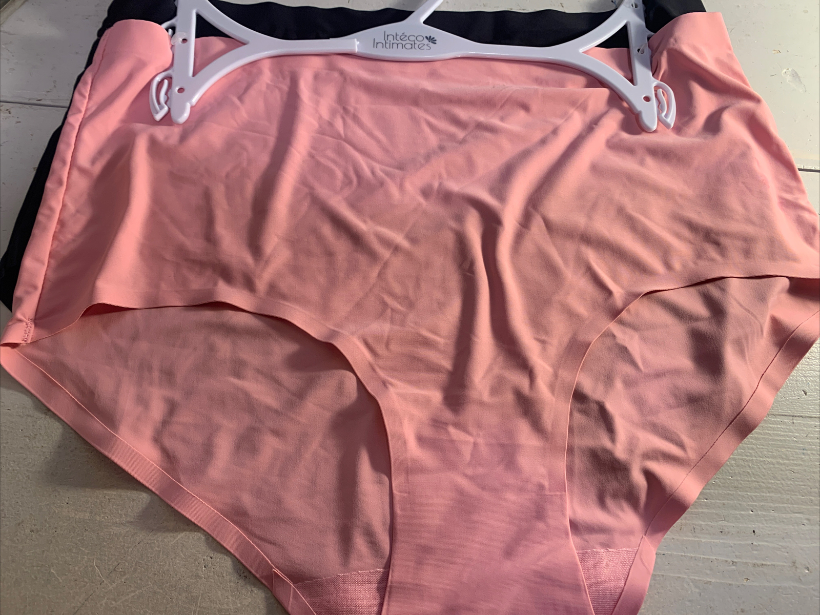 Inteco Intimates 2 Pack Hipster Panties Women’s Plues 2XL Polyester Spandex