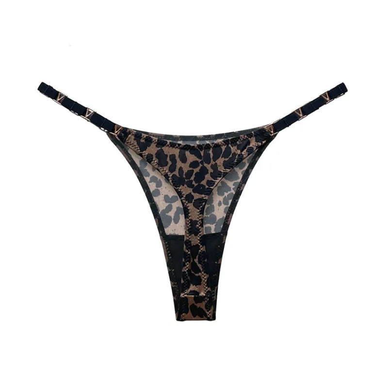 Seamless Sexy Thong Women Underwear Briefs Panties Zebra Flower Low Rise Luxury