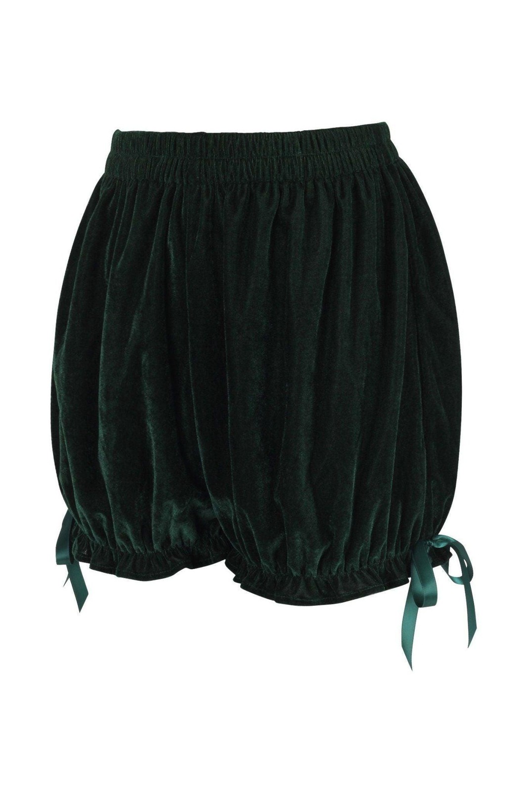 Daisy Corsets Dark Green Velvet Bloomers