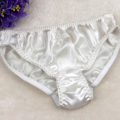 Womens 100% Silk Mid-rise Bikini Panties Hipster Briefs Underwear Wholesale Lots