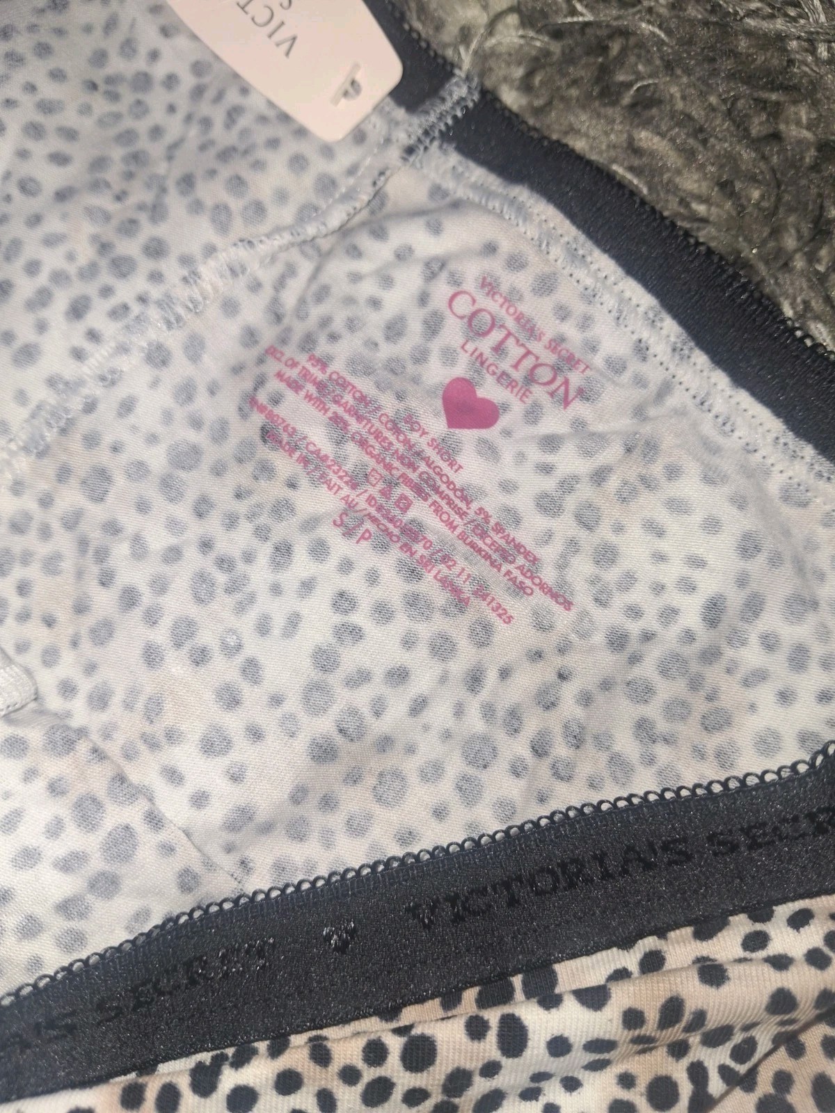 NEW VS 2011 Cotton Logo Shortie SIZE Small Leopard