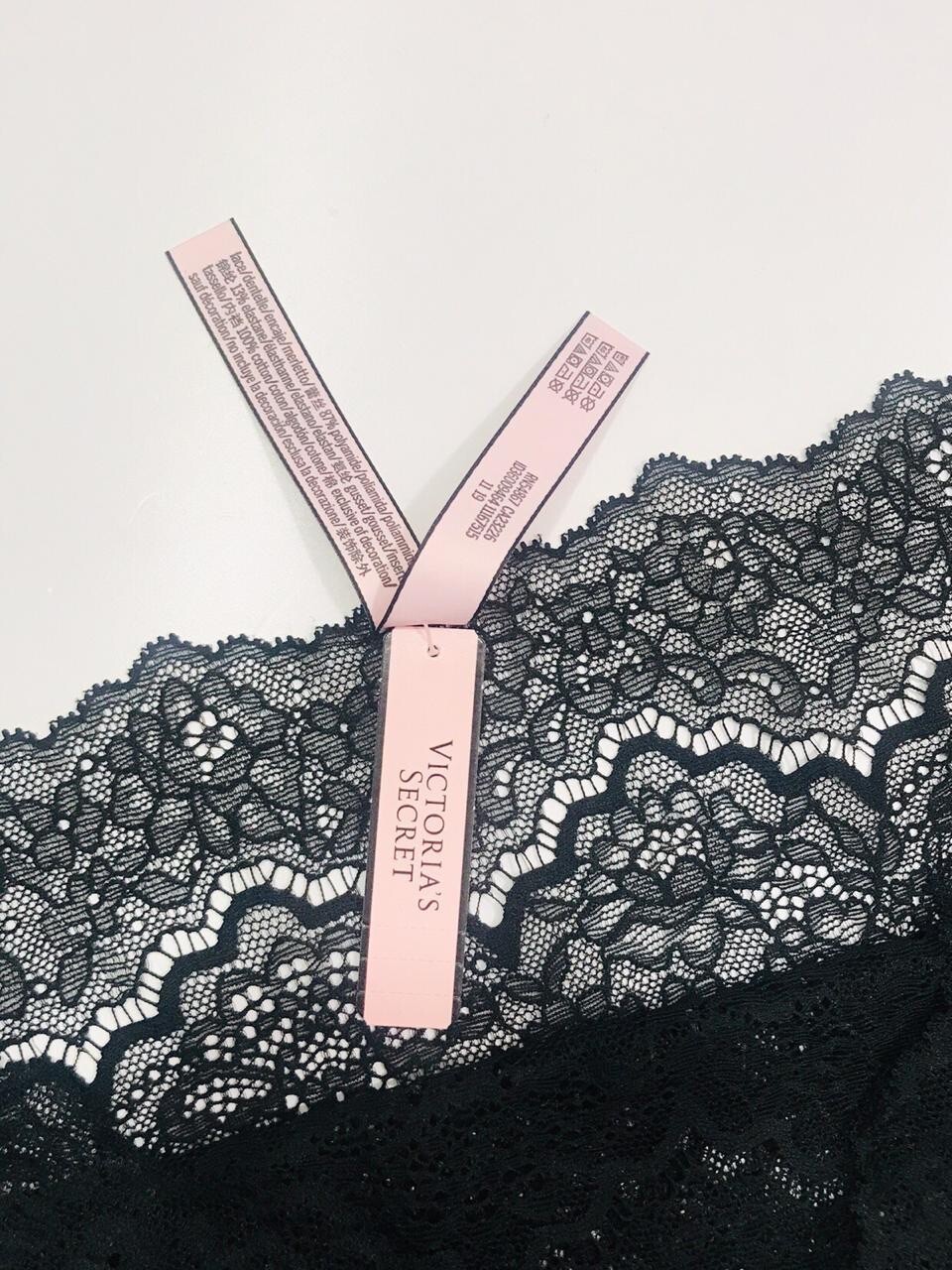 Victoria’s Secret High-waist Thong Panty Four Pack (Black) RRP £25 Each