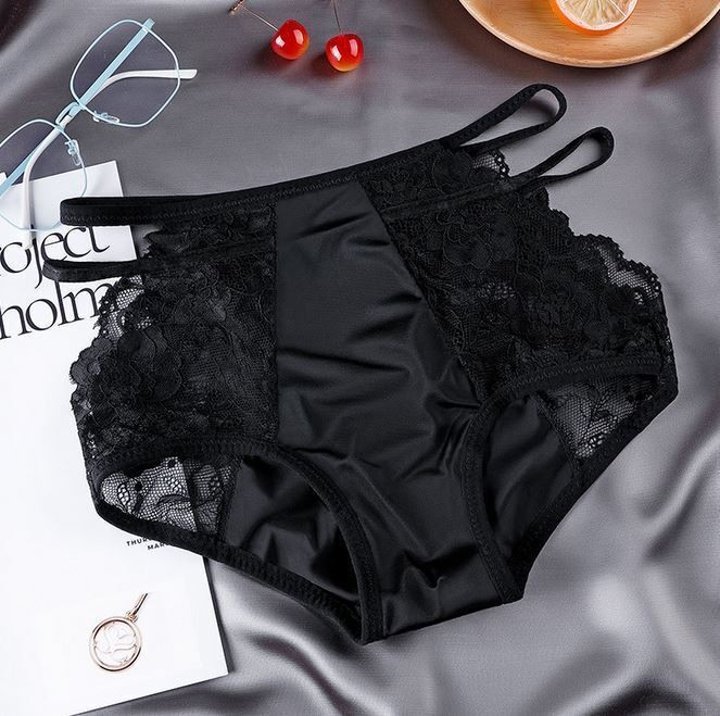 1/5 Pack Lot Womens Lace Satin Panties Underwear See Through Briefs Lingeries