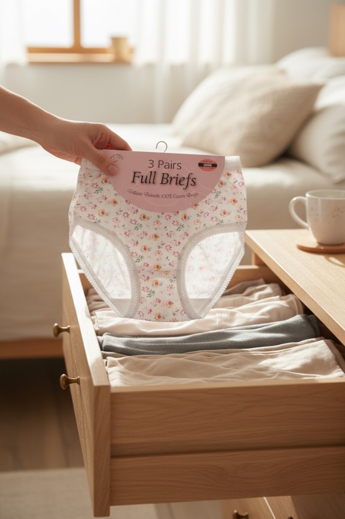 3/6/12Pack Ladies Briefs Maxi 100% Cotton Full Comfort Fit Underwear,
