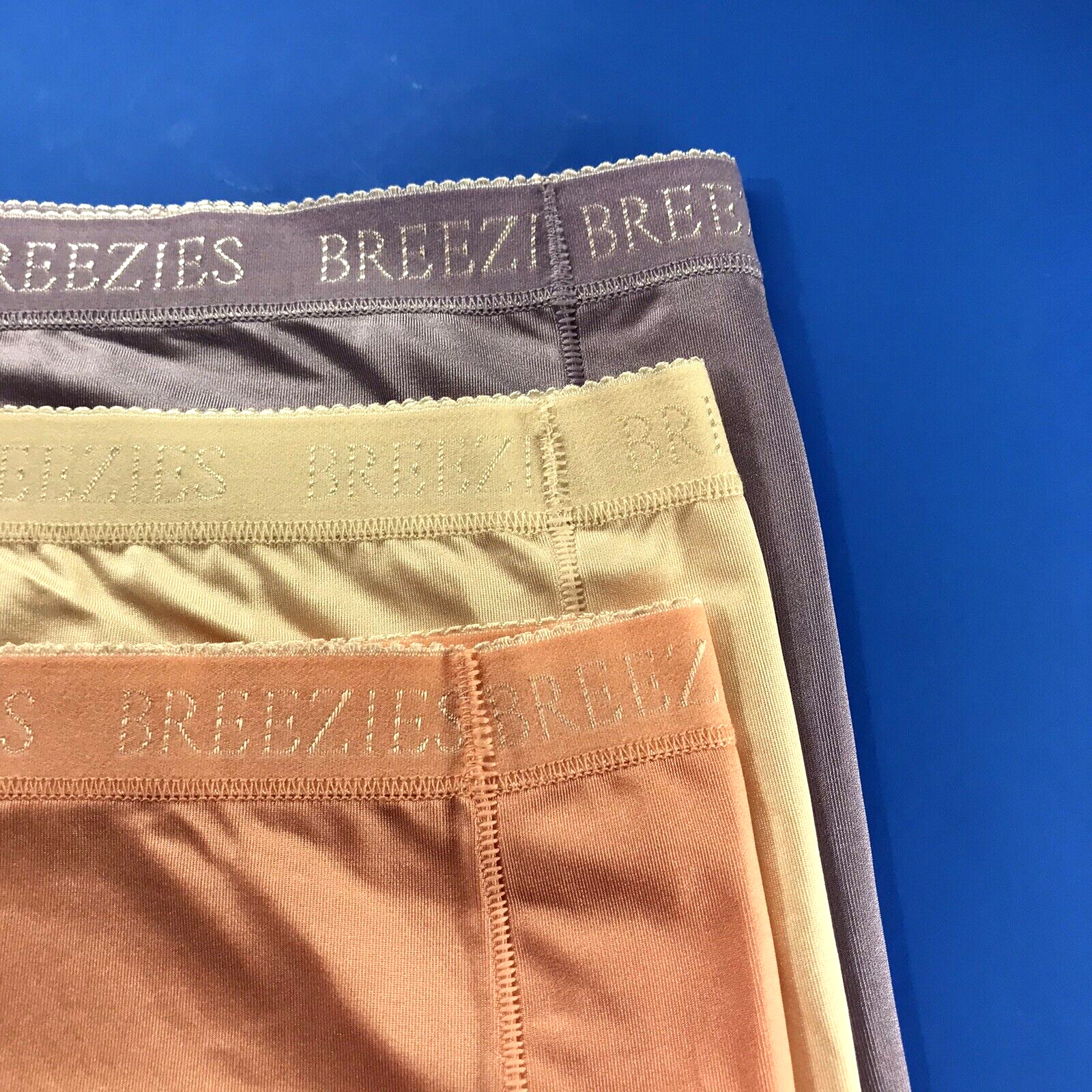 Breezies – Large – Nylon Microfiber Women’s Full Brief- 3 Pack-See Description