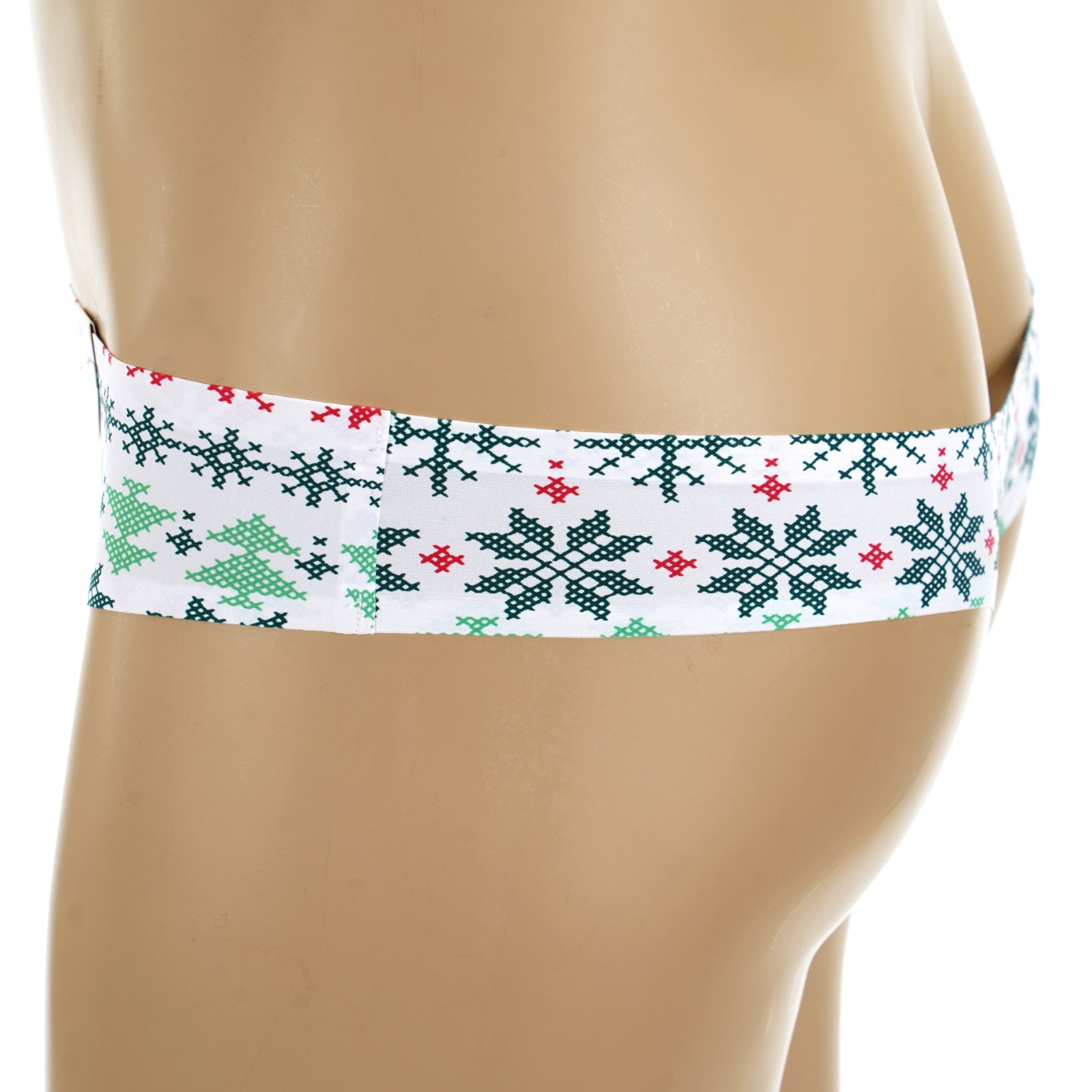 SO INTIMATES Junior’s SIZE 3-5 SMALL Winter Fair Isle SMOOTH THONG PANTY SO60001