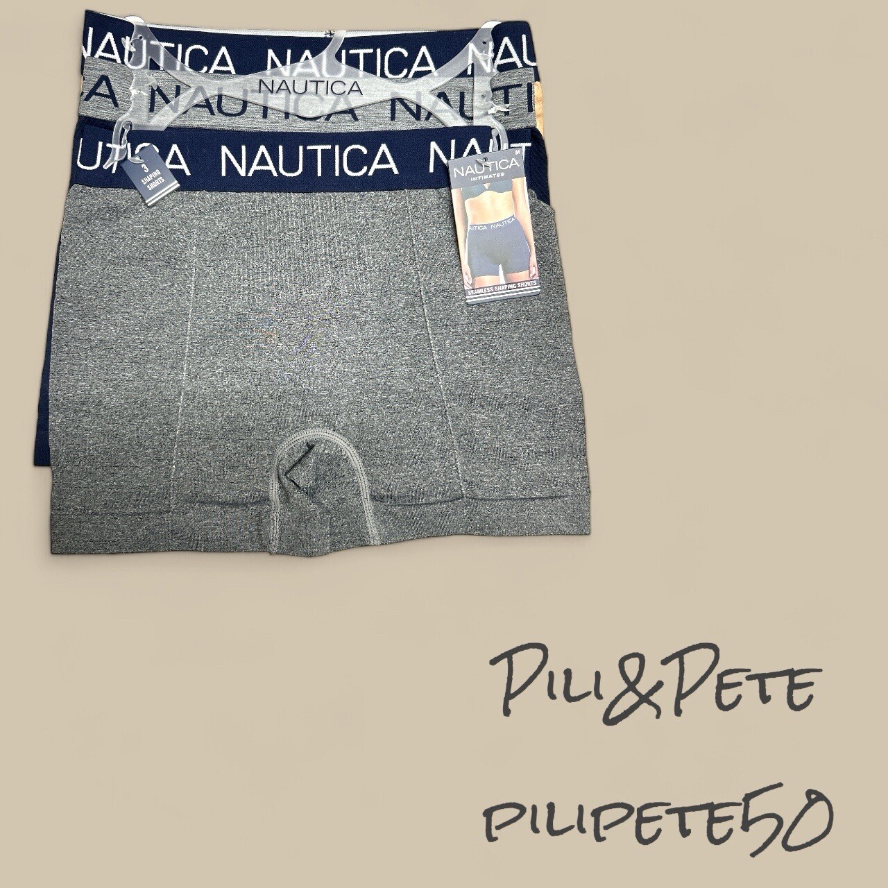 NAUTICA~3 Pack SHAPING SHORTS~MULTICOLOR~REGULAR # NT4027~ALL SIZES~GREAT FIT!