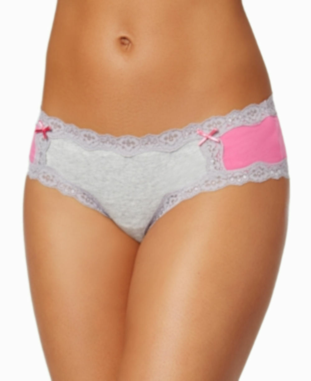 Jenni by Jennifer Moore Cotton Lace Trim Hipster XL, 2XL