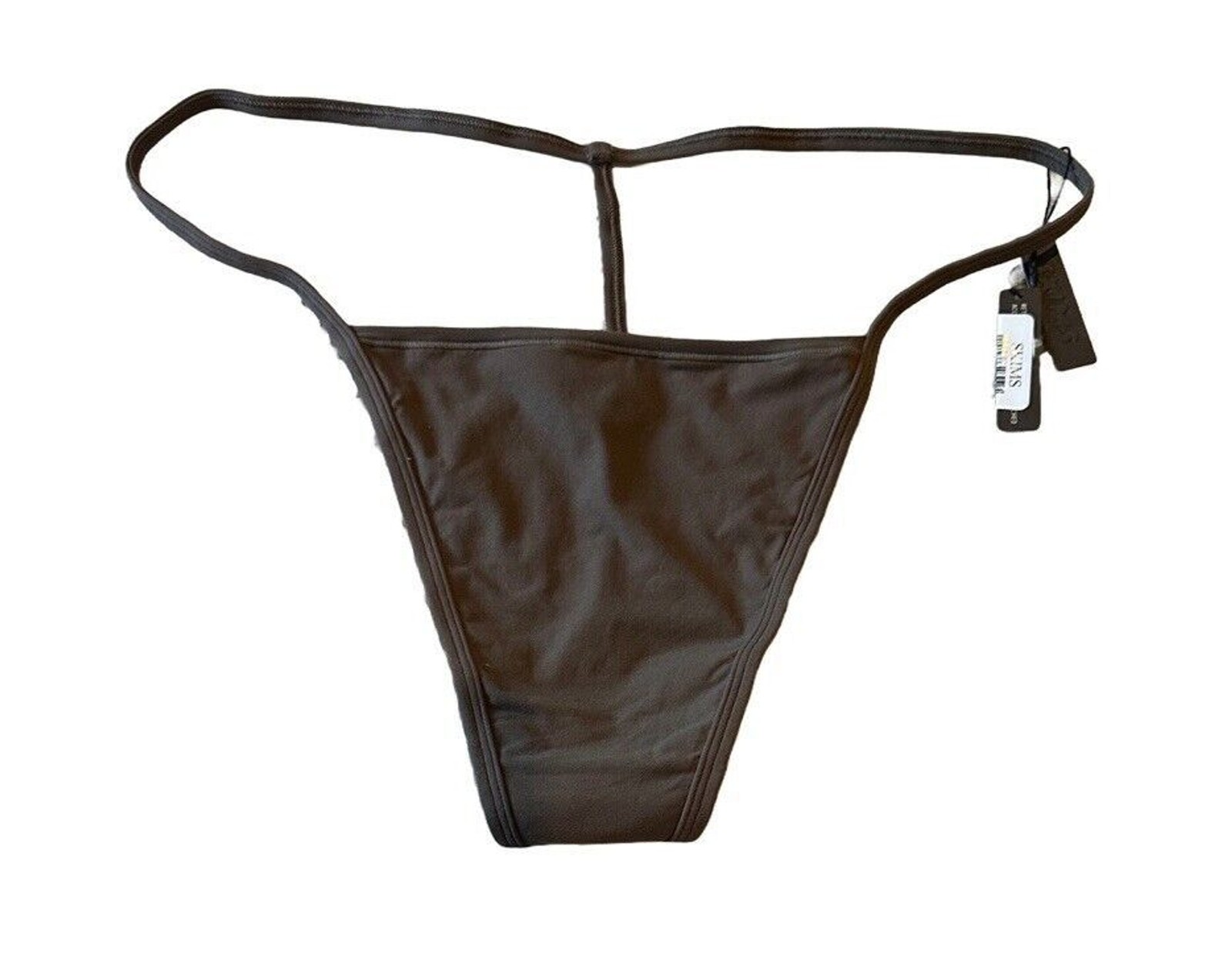 NWT SKIMS Women’s 3X Fits Everybody T-String Thong Cocoa Dark Brown