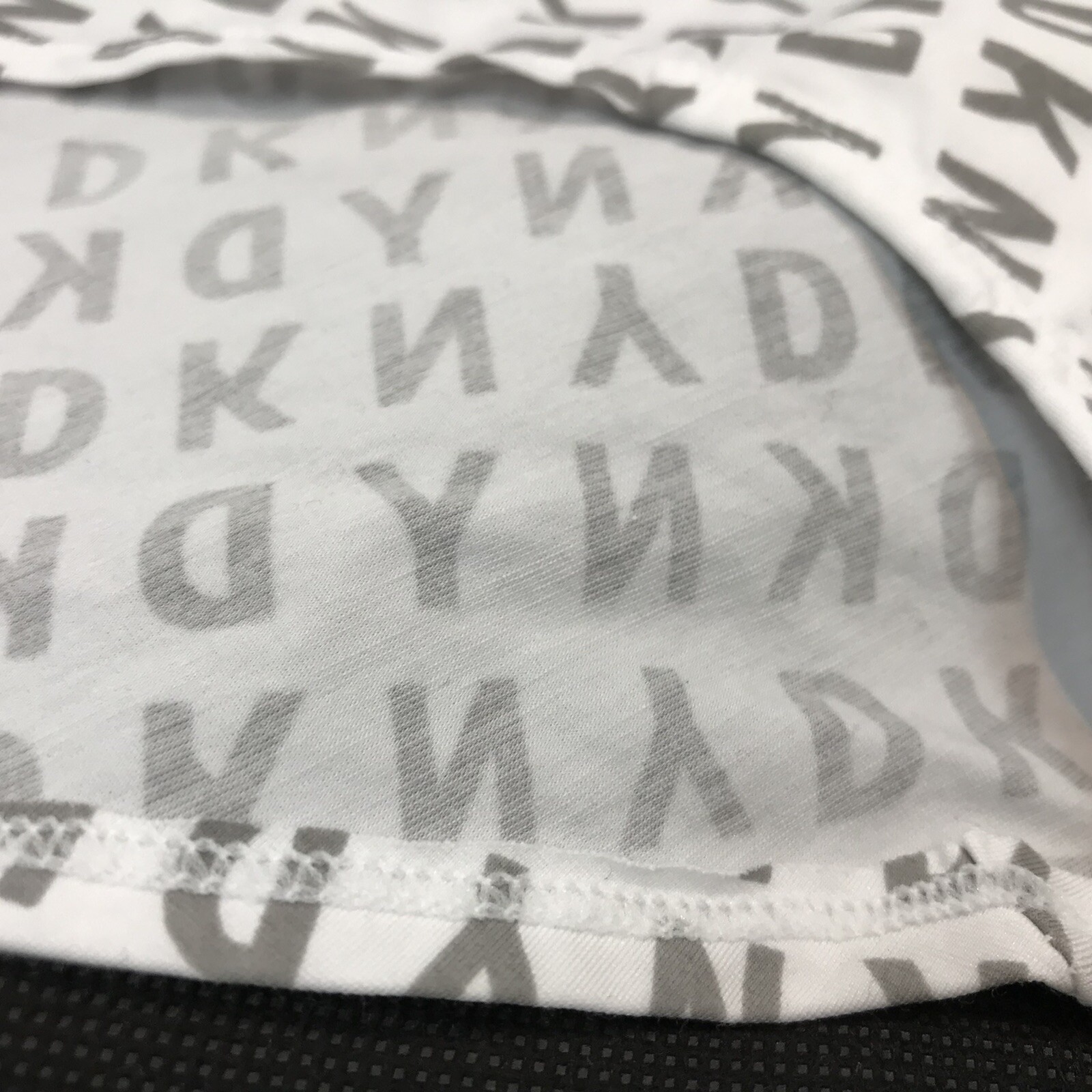 Ladies Plus Size DKNY White Grey Logo Bikini Briefs UK Size XL New No Tags