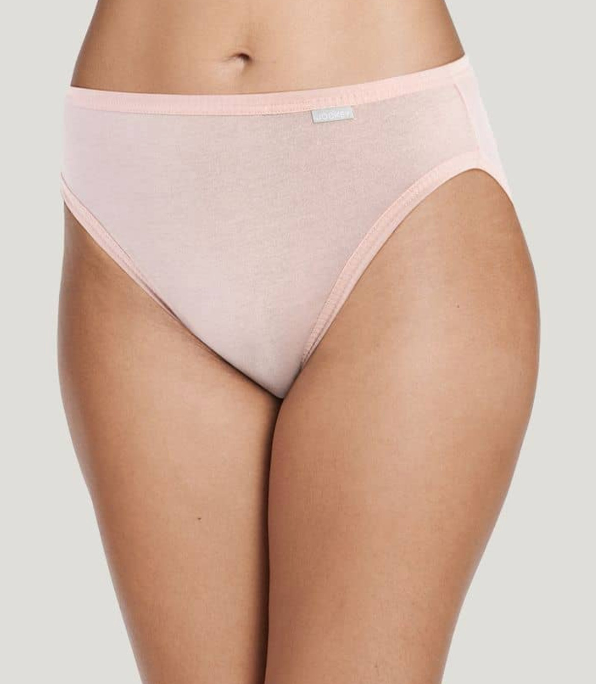 Women Jockey 6-Pack French Cut (White-Floral-Peach) Cotton Comfort Underwear