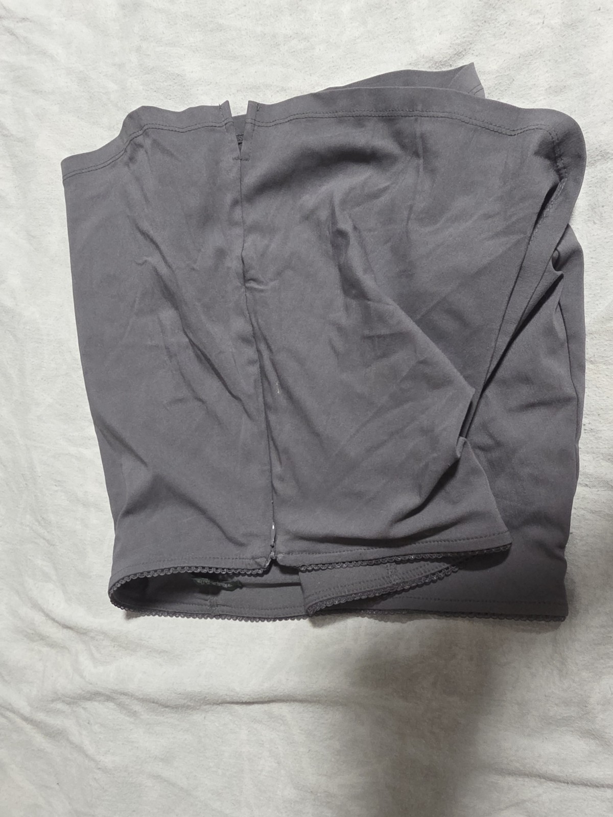 Wild Fable Boyshort Panties Gray XL Regular Women Scalloped Trim Comfortable Fit