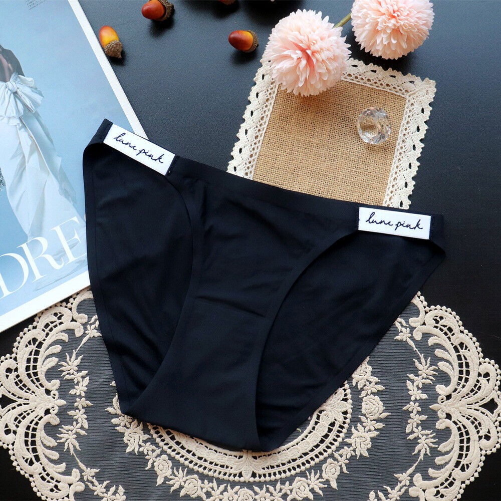 6 Packs Lot Sexy Womens Ice Silky Panties Full Briefs Underwear Smooth Lingeries