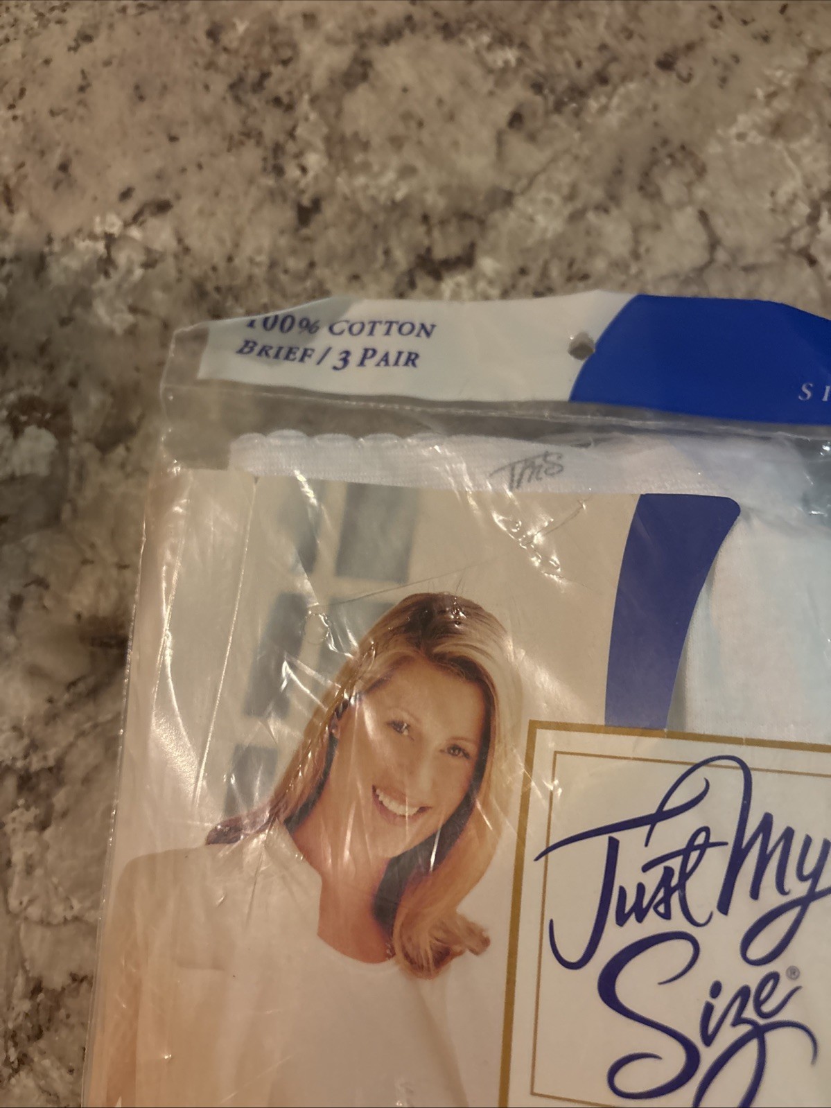 Vintage 2000 Just My Size Women’s White Cotton Briefs Size 11 Pack Of 3 Sealed