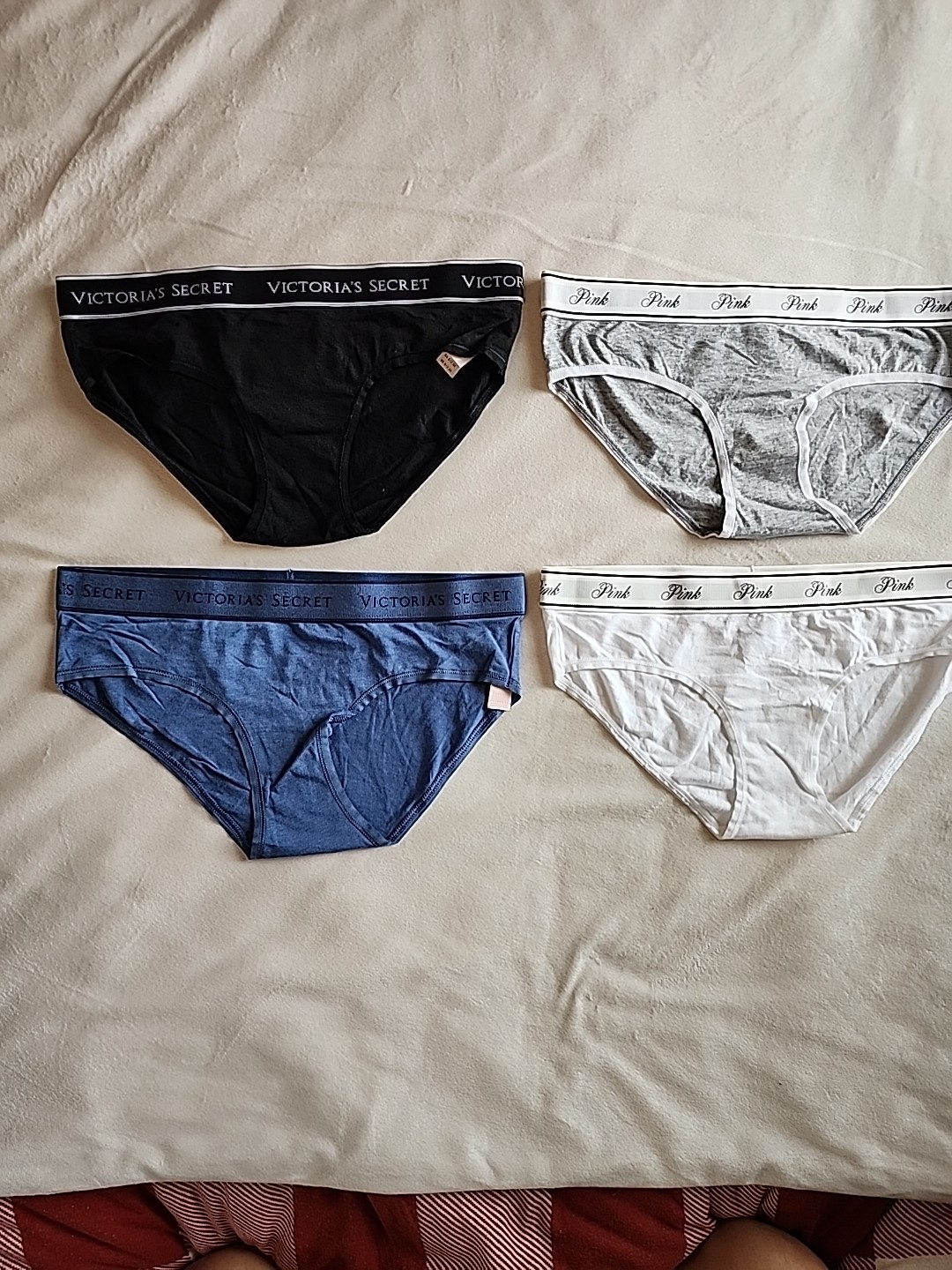 4 pairs size S/P Victoria’s Secret hiphuggers vintage RN54867 CA 67359 India