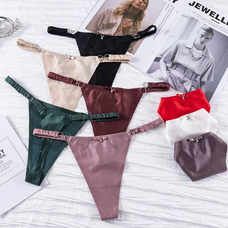 5PCS/LOT Sexy Womens Panties Brief G string Thongs Bikinis Underwear Lingeries