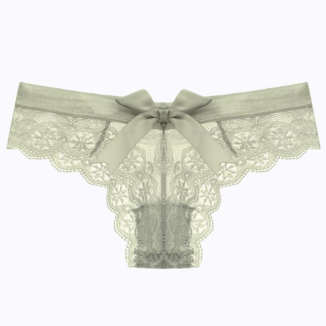 7pcs Lot Sexy Womens Lace Panties Thong G string Bikini Lingerie Bow Underwear