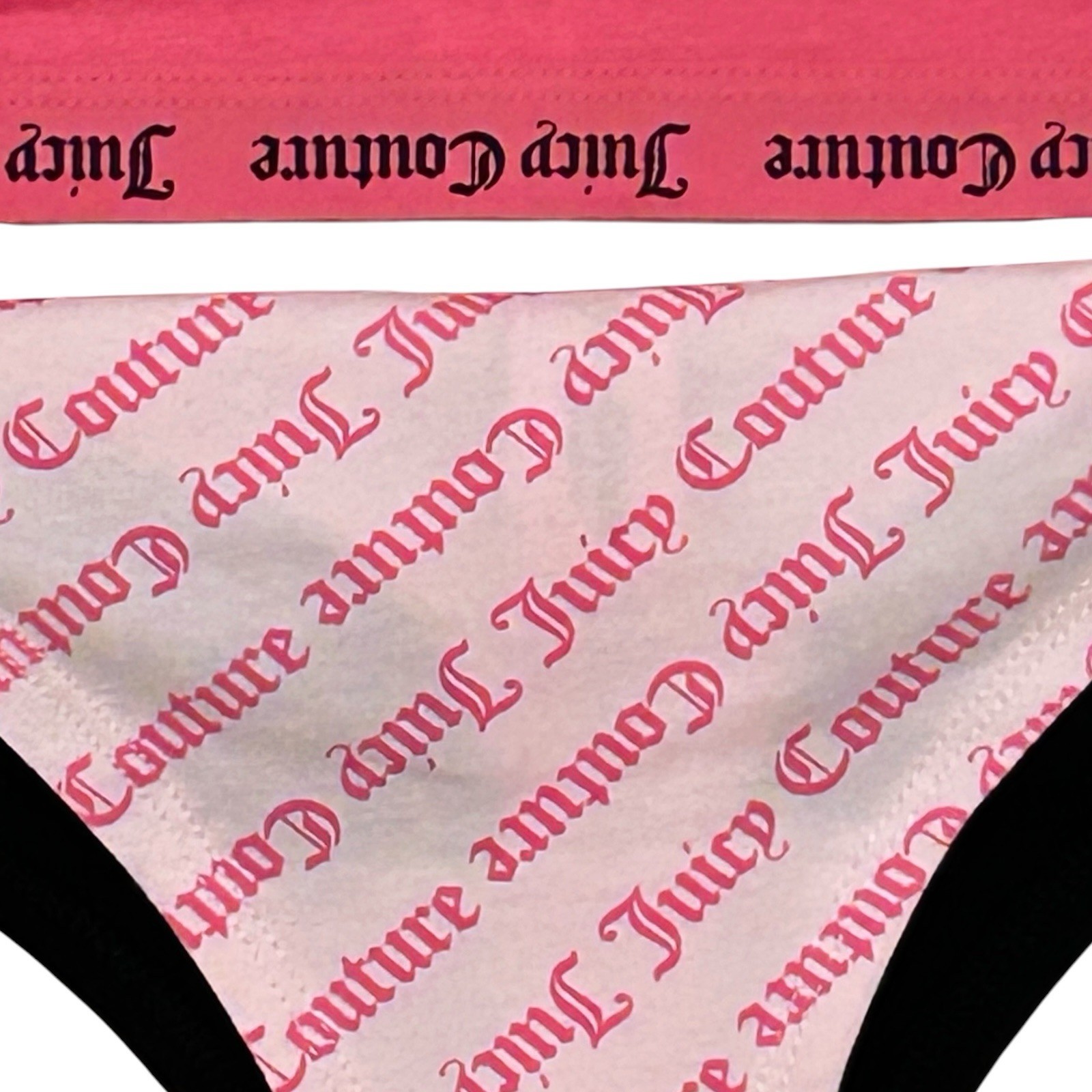 NWT Juicy Couture 7-Pack Thong Panties MED Watermelon Cherries Cotton Spandex