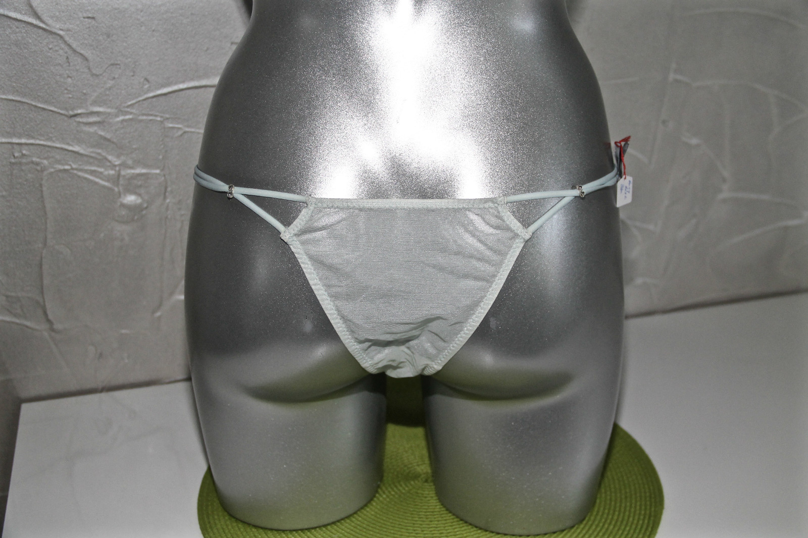Naughty Janet Blue Strass Tanga Size 36/40 New With Tag Value 215€