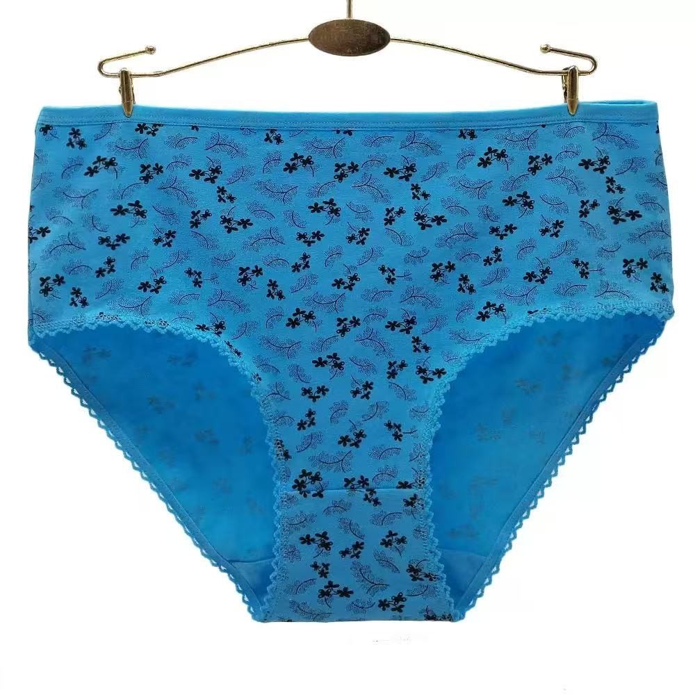 Ladies Cotton Underwear Womens Floral Knickers & Briefs Size Up To UK 18