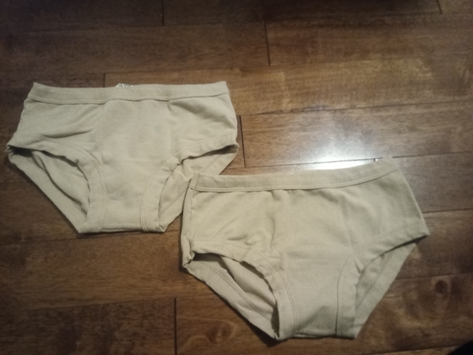 4 pair Thunderpants Hipster Large organic cotton 2 black and 2 beige – like new