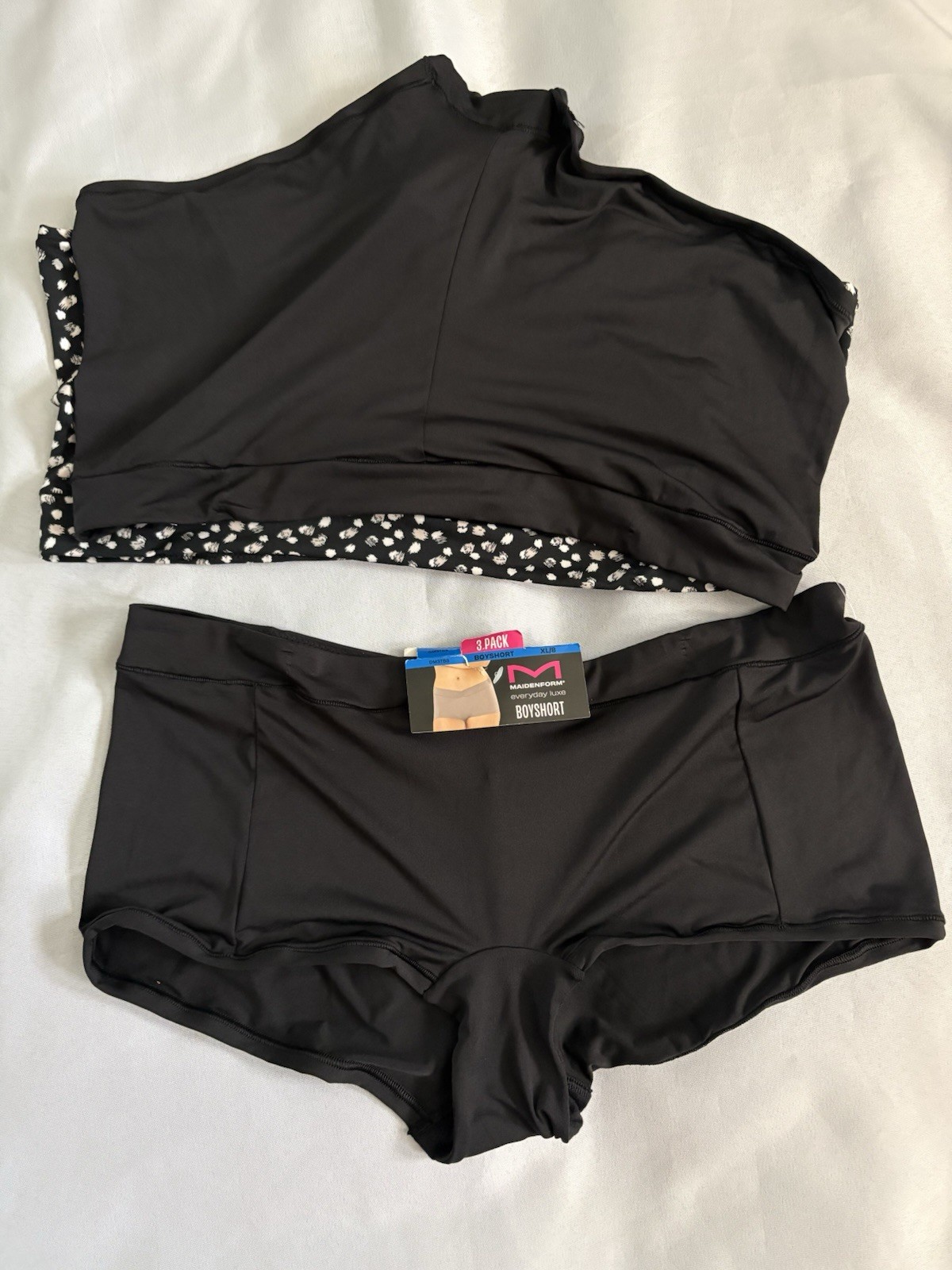 NEW Maidenform Everyday Luxe BoyShorts Size XLarge Multi-Color DM3TBS 3 Pair