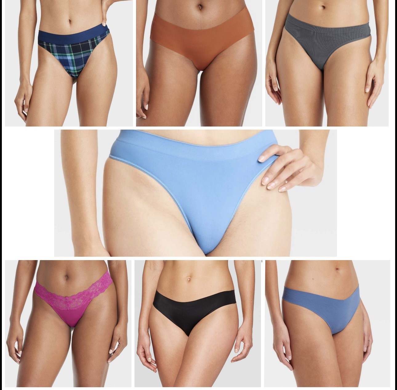 NWT ~ Auden Women’s Underwear Bundle x7 Pairs Size Medium (8-10)