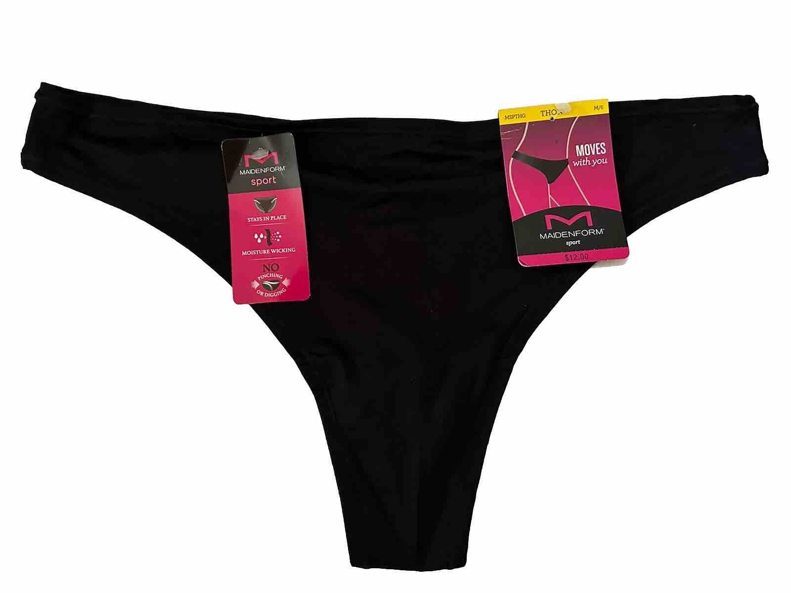 Maidenform Thong Panties Lot Of 4 Size Medium 6