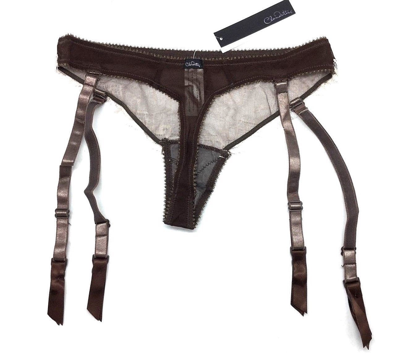 Claudette Odette Suspender Thong Lingerie Pin Up Bikini Panties Blondie Godiva