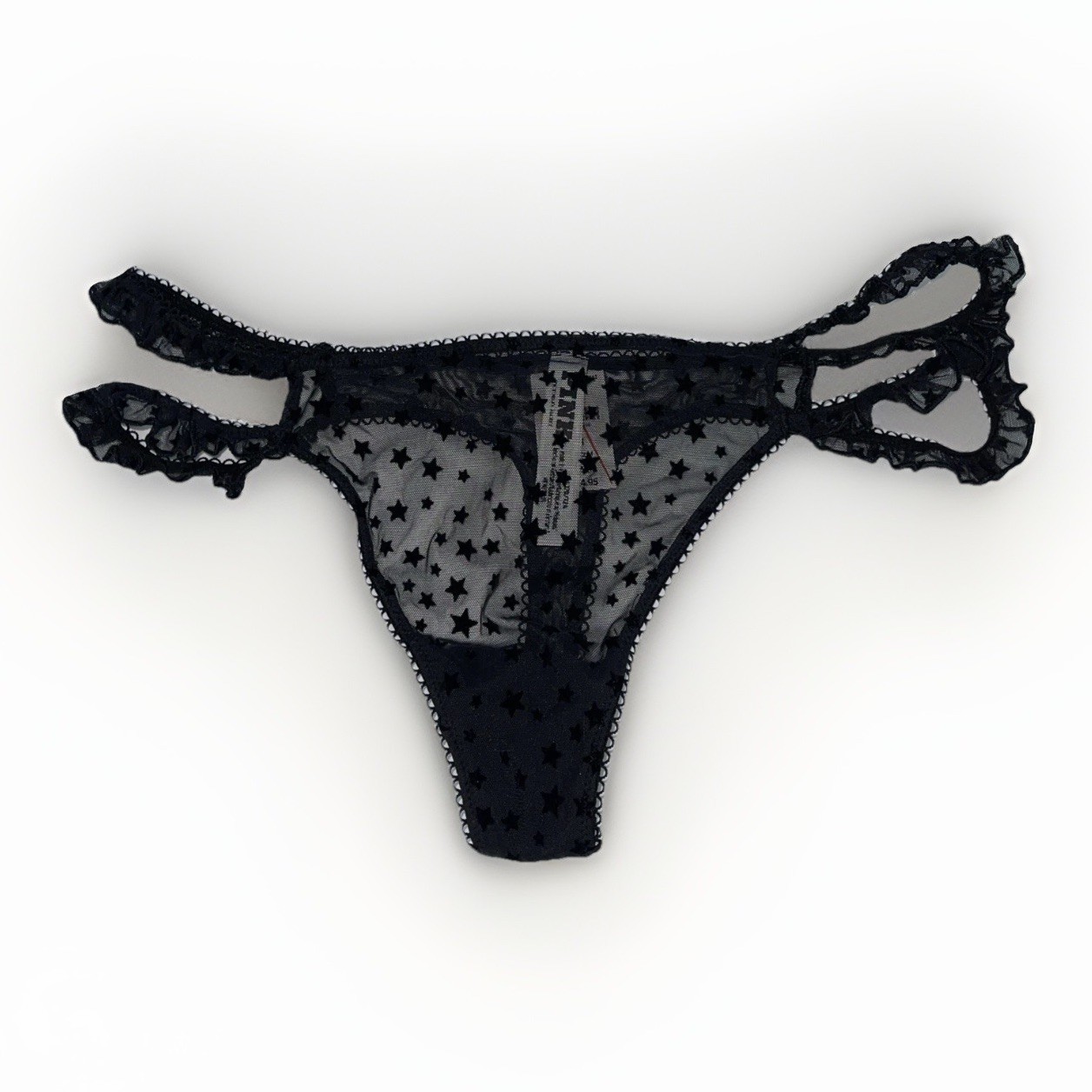 Victoria’s Secret VS PINK Medium Thongs Black / Magenta Bundle – Lot Of 2