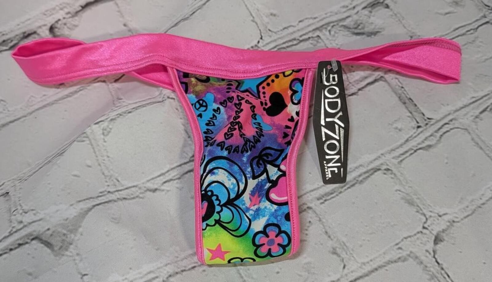RARE VINTAGE Peace N Love BODYZONE comfort thong NWT