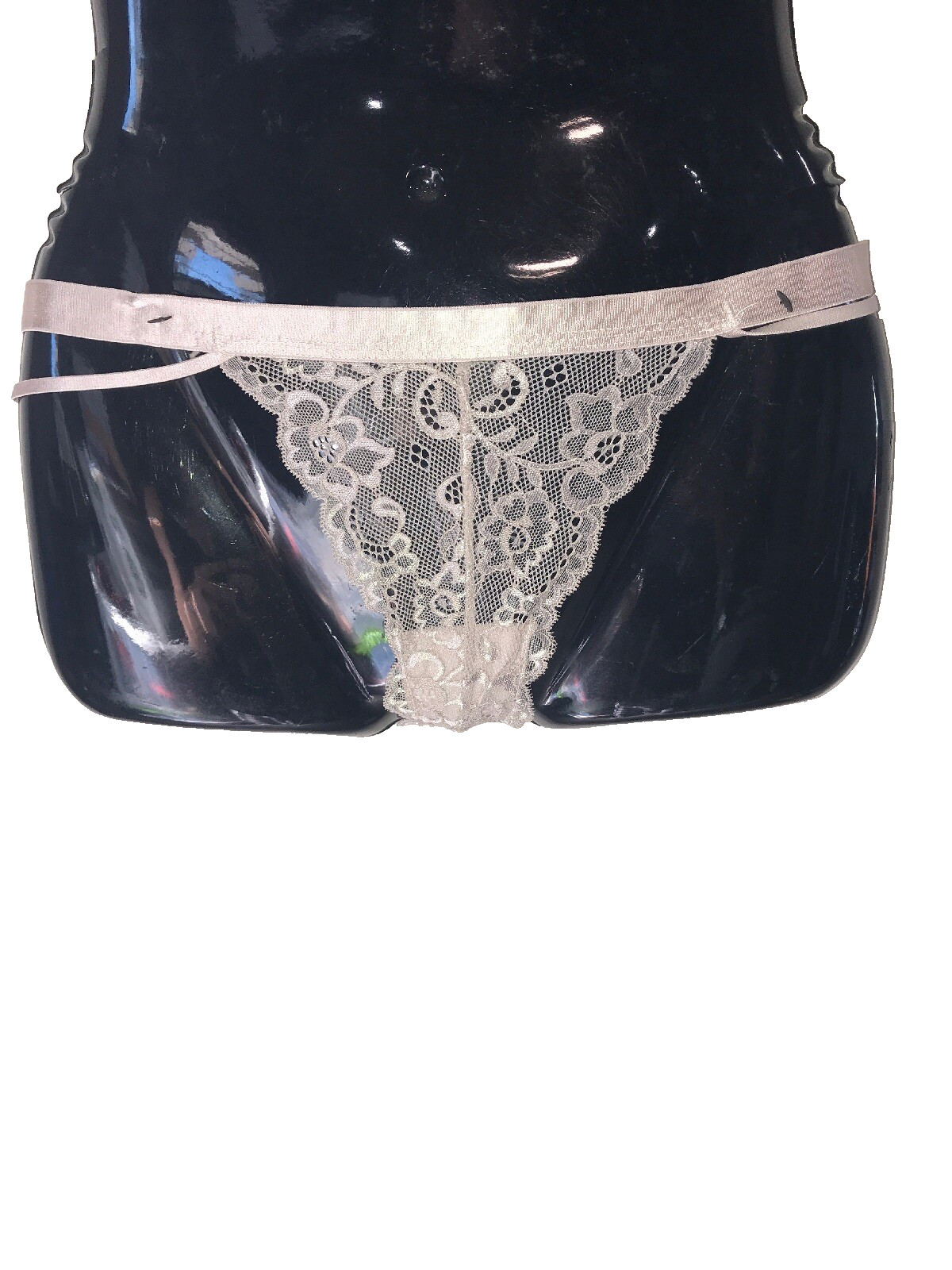 Lady Princess Satin Lace String Thong Large Sissy Fairy Whimsical Coquette Girly