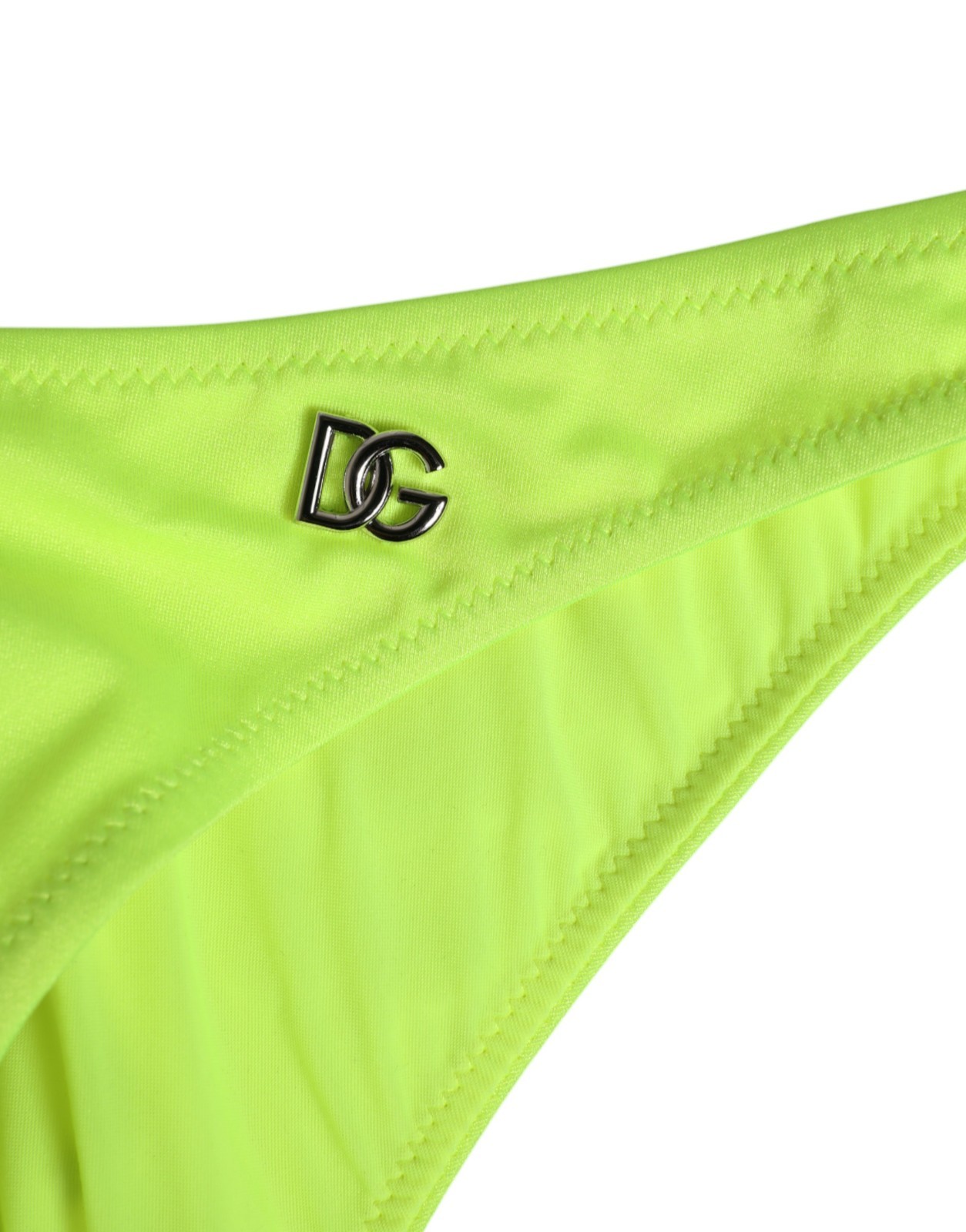 DOLCE & GABBANA Underwear Neon Green DG Logo Swim Briefs Women IT4/US L 570usd