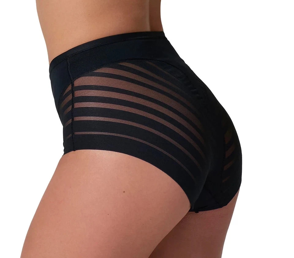 Leonisa Women’s Lace Stripe Undetectable Classic Shaper Panty 012903 XL NWT
