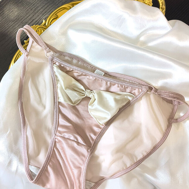 6 Pack Lot Sexy Womens Satin Panties Briefs Bow Sheer Ladies Bikinis Lingeries