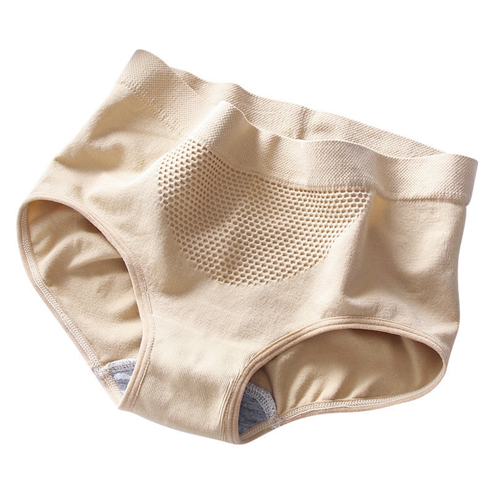 Women Sanitary Cotton Briefs High Waist Leak Proof Antibacterial Breathable